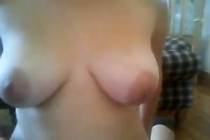 My hot large bottomed dark brown dirty slut wife rides my unbending bushy cock