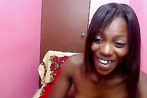 Ebony ex GF of mine acquires all stripped in her room and plays with her cunt