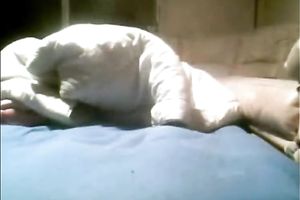 Horny dilettante sex tape of non-professional pale pair fucking in mish pose