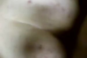 Dirty pale skin arse of my BBW white girlfriend from behind