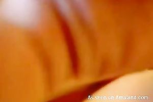 Hilarious buxom blondie flashes her boobies and masturbates in cafe