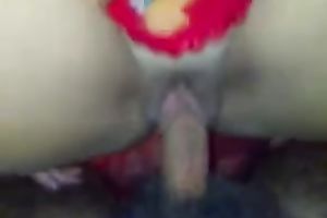 My torrid bootyful wifey receives her kewl trench team-fucked