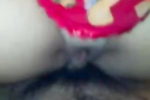 My torrid bootyful wifey receives her kewl trench team-fucked