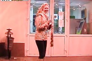 Slender Russian BBC slut Rita will show u her constricted pointer sisters and her booty