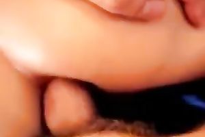 Wet hairless cunt of my honey is made to welcome my meaty dong