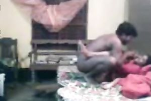 Super black skinned dilettante Indian hubby drills wifey missionary