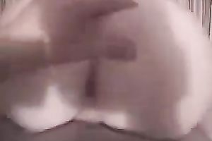 Nerdy brunette hair GF of my buddy can't live without when his nasty tongue works on her clitoris