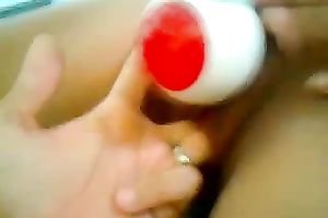 My ravishing and perverted girlfriend uses fake penis just to reach agonorgasmos on her own