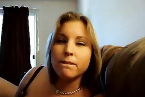 Amateur blond humiliates during a intimate cam show