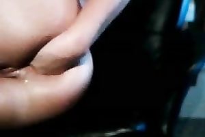 Sweet milf honey showed me how this babe fists her backdoor