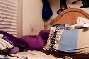 Big boobed bitch fingering pulsating shaggy slit in dilettante episode