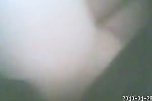 Upskirt view of my girlfriend's large soft gazoo in small straps