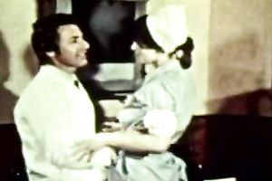 Busty dark brown nurse sucks honeyed dark sausage unfathomable face hole