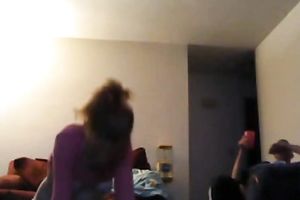 Naughty white youthful girlfriend is desirous to fuck on livecam