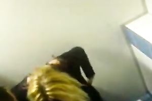 Perverted blond nympho definitely can't live without missionary position