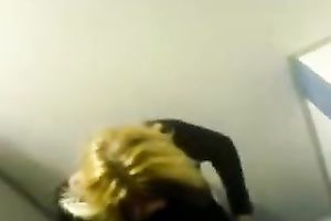 Perverted blond nympho definitely can't live without missionary position