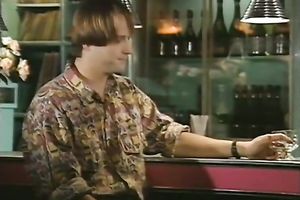 Depraved blondie loved to ride her allies giant ramrod