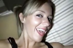 Sizzling non-professional playgirl nailed unfathomable in her constricted twat missionary style