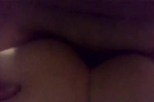 Chubby playgirl with biggest gazoo was riding her BF's meaty large schlong on top