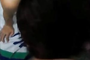 Dark haired Asian hottie was taped on livecam whilst giving a admirable oral stimulation