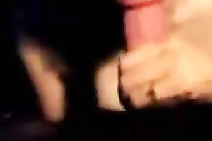 Brunette nympho did a great work on my buddy's beefy large dick