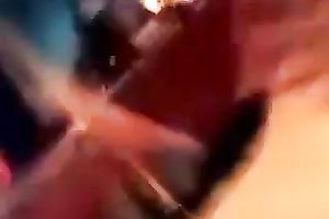 Brunette nympho did a great work on my buddy's beefy large dick