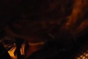 Red haired CD in hot dark fishnet stuff was so into engulfing my buddy