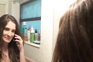 My breasty girlfriend finds it hawt when I cum all over her face after sex
