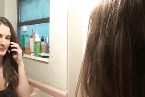 My breasty girlfriend finds it hawt when I cum all over her face after sex