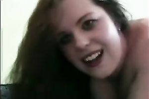 Obese dark brown milf tries to open her legs wide for camera