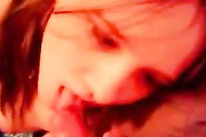 Nice dark brown housewife got muff fucked and enjoyed giving a great orall-service