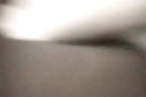 Ebony girlfriend masturbating and rubbing her brown skin fur pie