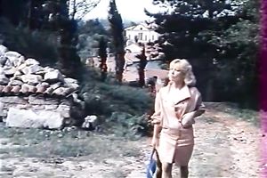 Insatiable and lustful golden-haired beauties in the pool attracted to every other