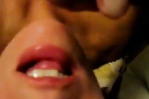 Slutty all natural raven haired honey sucked my schlong for yummy cream