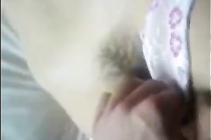 Cute black haired dilettante girlfriend of my buddy plays naughty on webcam