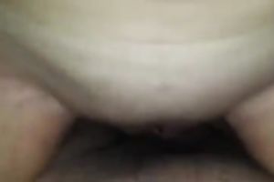 My hot GF with large cunt lips rides my hard shlong in cowgirl style