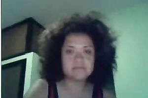 Mature Mexican livecam doxy rubs her moist curly love tunnel for me