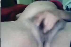 Mature Mexican livecam doxy rubs her moist curly love tunnel for me