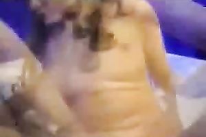 Torrid Russian web camera blondie plays with metal sex tool for me