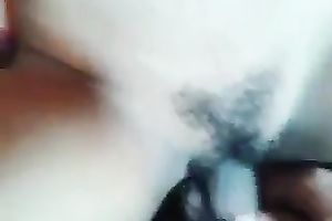 Quite cute non-professional Desi brunette hair wife was blowing her partner's ramrod