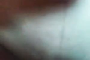 Quite cute non-professional Desi brunette hair wife was blowing her partner's ramrod