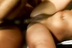 This bitch groans loud while punishes herself riding rigid jock