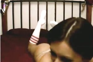 Cute and playful legal age teenager showing her hawt natural body