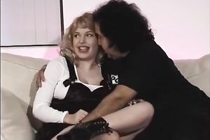 Chubby preggo blond housewife receives her appealing bawdy cleft eaten