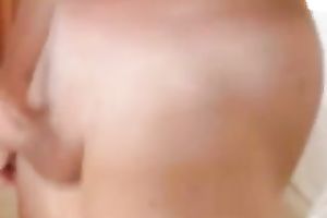 My girlfriend sucks penis and acquires her fur pie creamied