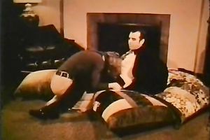 Slutty and greatly lascivious white whore had sex with zombie in her ottoman