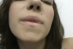 Steamy and nice quickie with cute legal age teenager in the kitchen