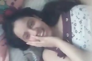 Cute dark brown legal age teenager girlfriend sensually licks the tip