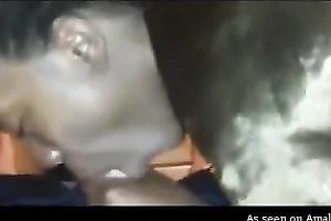 Ebony chick wishes to show this man how much that babe can't live without giving head