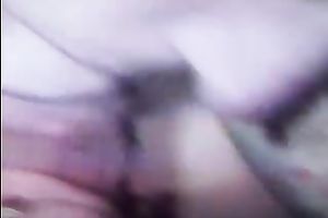 Aroused golden-haired Russian wife carefully sucks my palpitating rod